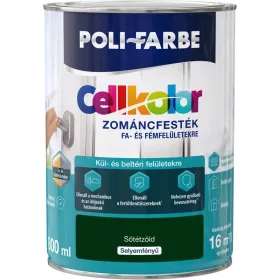 Cellkolor selyemfényű zománcfesték 0,8l Sötétzöld