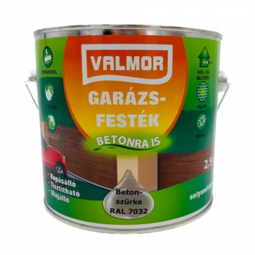 Valmor Garázsfesték 5l RAL7032 Betonszürke