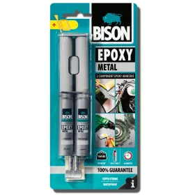   Bison metál kétkomponensű fémszínű epoxy ragasztó 24ml