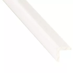   Fenyő derékszögű takaró, fehér festett 240 cm 22x22mm FSC, H22
