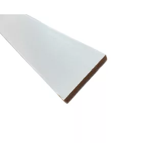Négyszögléc, fehér festett 240 cm 7x44mm FSC, SL7x44