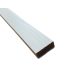 Négyszögléc, fehér festett 240 cm 12x27mm FSC