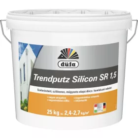 Trendputz Silicon SR vakolat dörzsölt 1,5mm 5kg L/Fehér