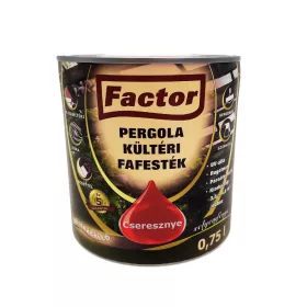 Factor Pergola kültéri fafesték 0,75l cseresznye