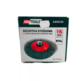 Hullámos drótkorong körkefe 115mm M14 furat