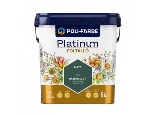 Platinum Foltálló beltéri falfesték 5l Babérmeggy