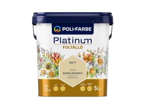 Platinum Foltálló beltéri falfesték 5l Barna bogáncs