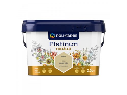 Platinum Foltálló beltéri falfesték 2,5l Bronz sás