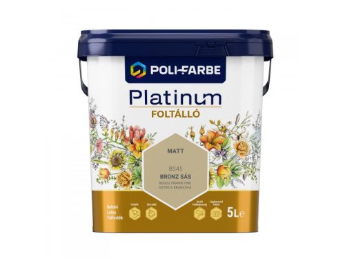 Platinum Foltálló beltéri falfesték 5l Bronz sás