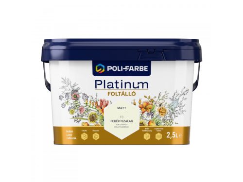 Platinum Foltálló beltéri falfesték 2,5l Fehér iszalag
