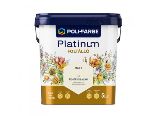 Platinum Foltálló beltéri falfesték 5l Fehér iszalag