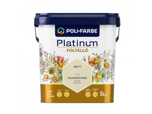 Platinum Foltálló beltéri falfesték 5l Földimogyoró