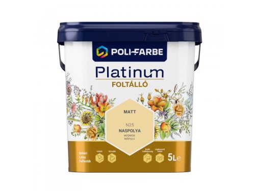 Platinum Foltálló beltéri falfesték 5l Naspolya