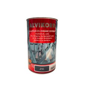Alvikorr alapozó és zománc 1l RAL7016 Antracitszürke