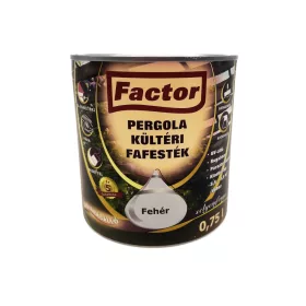 Factor Pergola kültéri fafesték 2,5l fehér