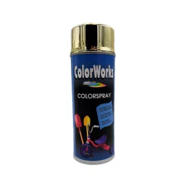 ColorWorks akryl spray 400ml krómhatású arany