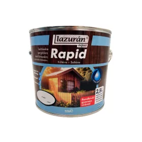 Lazurán aqua Rapid vízbázisú vékonylazúr 2,5l Fehér
