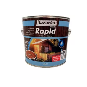  Lazurán aqua Rapid vízbázisú vékonylazúr 2,5l Vörösfenyő