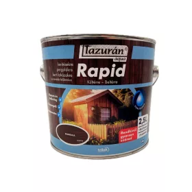 Lazurán aqua Rapid vízbázisú vékonylazúr 2,5l Mandula