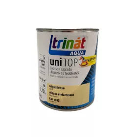   Trinát Unitop vízbázisú selyemfényű zománcfesték 0,75l RAL1015 világos elefántcsont