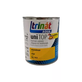   Trinát Unitop vízbázisú selyemfényű zománcfesték 0,75l RAL1023 sárga