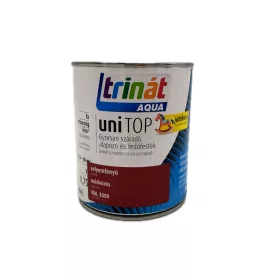   Trinát Unitop vízbázisú selyemfényű zománcfesték 0,75l RAL3009 oxidvörös