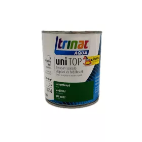   Trinát Unitop vízbázisú selyemfényű zománcfesték 0,75l RAL6002 levélzöld