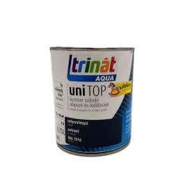   Trinát Unitop vízbázisú selyemfényű zománcfesték 0,75l RAL7016 antracit