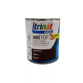   Trinát Unitop vízbázisú selyemfényű zománcfesték 0,75l RAL8011 dióbarna