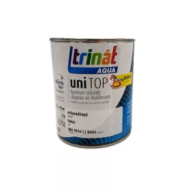   Trinát Unitop vízbázisú selyemfényű zománcfesték 0,75l RAL9016 L/Fehér