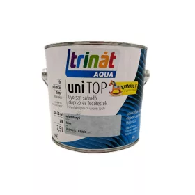   Trinát Unitop vízbázisú selyemfényű zománcfesték 2,5l RAL9016 L/Fehér