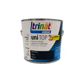   Trinát Unitop vízbázisú selyemfényű zománcfesték 2,5l RAL7016 antracit