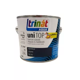   Trinát Unitop vízbázisú selyemfényű zománcfesték 2,5l RAL7011 vasszürke