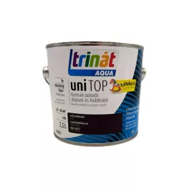  Trinát Unitop vízbázisú selyemfényű zománcfesték 2,5l RAL8017 csokoládébarna