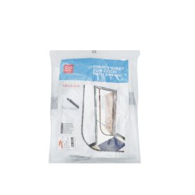 Ajtó takaró fólia cipzárral, ragasztószalaggal 1,2x2,2m