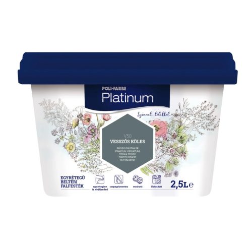 Platinum beltéri falfesték 2,5l Vesszős köles