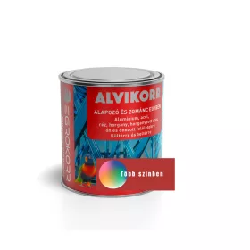 Alvikorr alapozó és zománc 0,25l RAL9005 Fekete