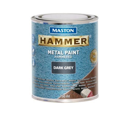 Maston Hammer fémfesték 750ml kalapácslakk Sötétszürke