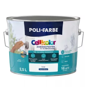 Cellkolor selyemfényű zománcfesték 2,5l Fehér
