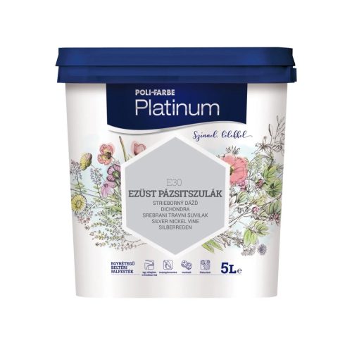 Platinum beltéri falfesték 5l Ezüst pázsitszulák
