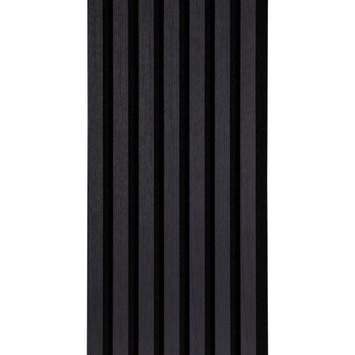 Cando Decowall akusztikus falpanel 260x30x1,7cm lávafekete 2db/csomag