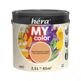 Héra My Color beltéri falfesték 2,5l Mediterrán vörös