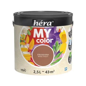 Héra My Color beltéri falfesték 2,5l Bíborbarna