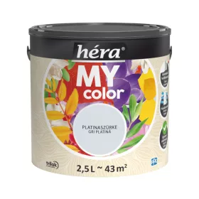 Héra My Color beltéri falfesték 2,5l Platinaszürke