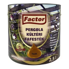 Factor Pergola kültéri fafesték 2,5l teak