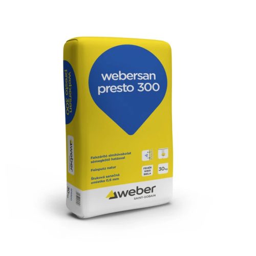 Webersan presto 300 falszárító simítóvakolat 30kg