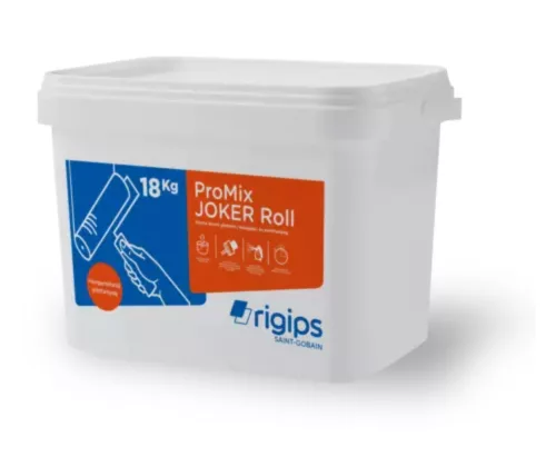 ProMix Joker Roll felhasználásra kész hézagoló és Q4 hengerelhető glettelő anyag 18kg fehér