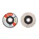 Extol Lamellás polírozó filc korong 125x22mm