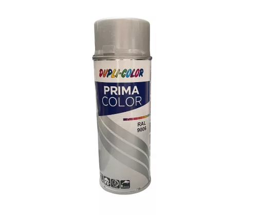 DC Prima Color akril spray 400ml RAL9006 selyemfényű Fehér alumínium
