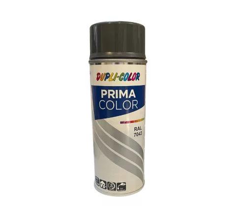 DC Prima Color akril spray 400ml RAL7043 Közlekedési szürke